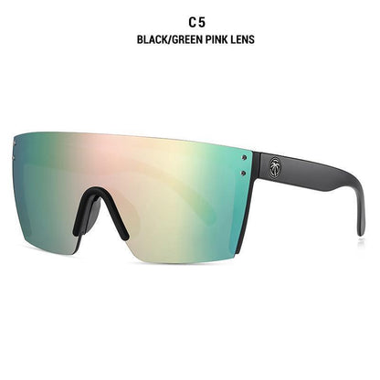 Heatwaves ANSI Z87+ Safety Polarized Square Fashion Glasses Sunglasses for Men&Women-Polarized & Anti-Glare Lenses Lightweight Durable Frame, Stylish Casual Design with Protective Case, Quality Eyewear, Accessories, Fashionconscious Buyers Safety Glasses