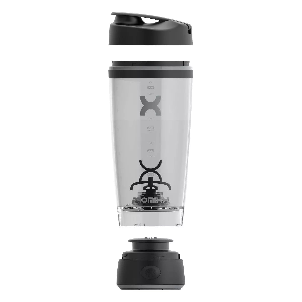 Promixx Miixr Electric Shaker Bottle - Black/Gray - 20Oz