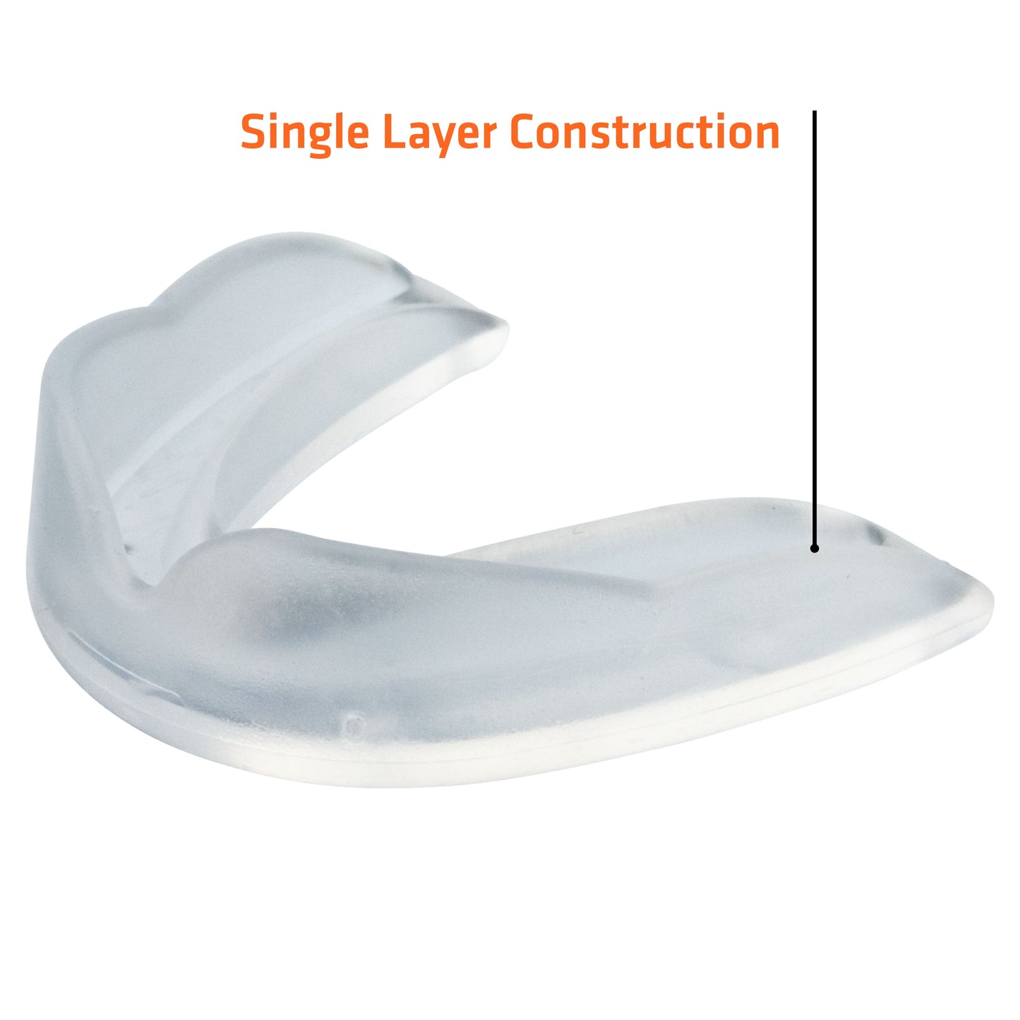 Ultimate Protection for Young Athletes: EZ Sport Clear Mouthguard for Multi-Sport Use