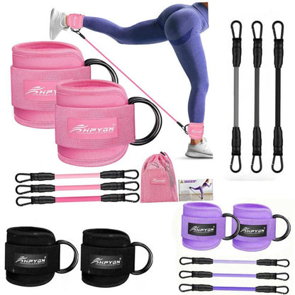 Ankle Resistance Bands with Cuffs, Ankle Bands for Working Out, Ankle Weights for Women