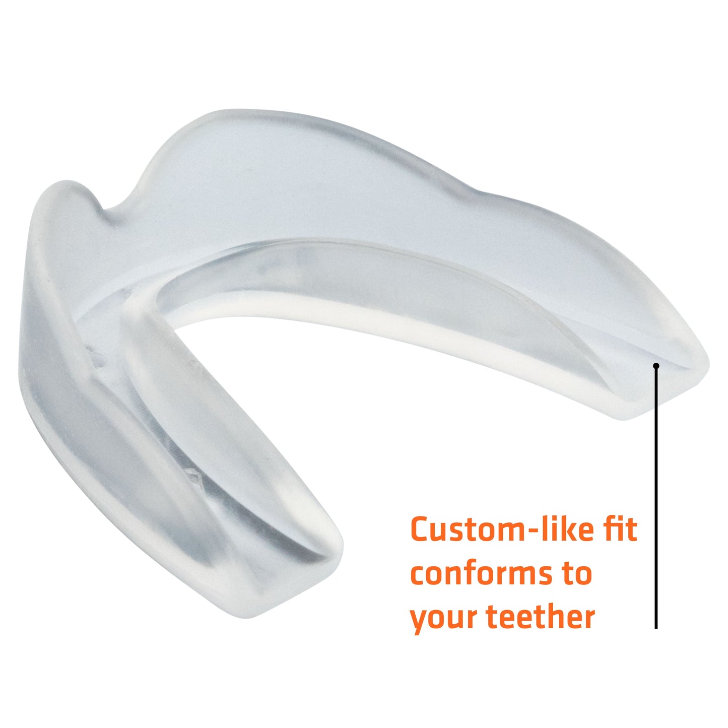 Ultimate Protection for Young Athletes: EZ Sport Clear Mouthguard for Multi-Sport Use