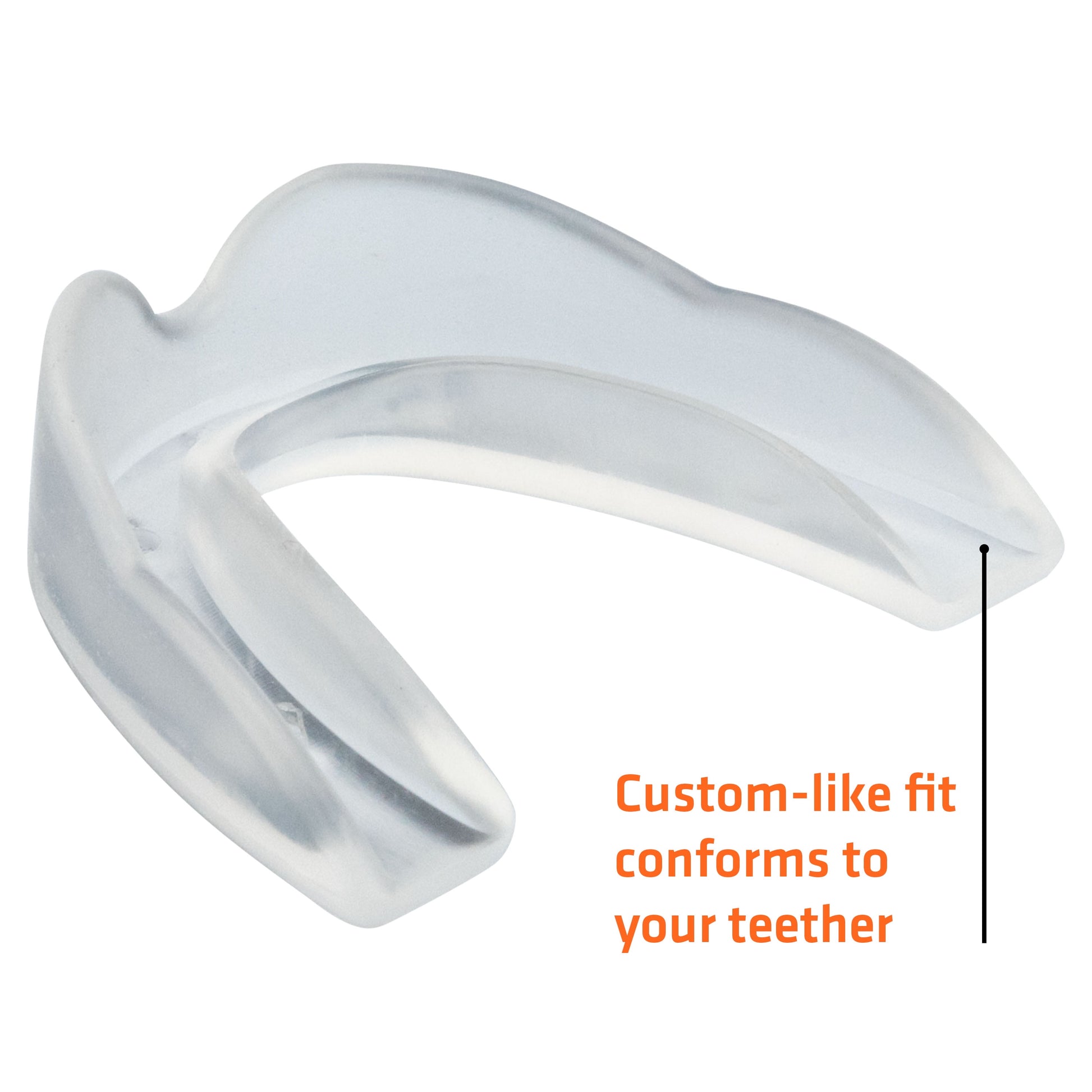 Ultimate Protection for Young Athletes: EZ Sport Clear Mouthguard for Multi-Sport Use