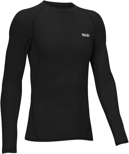 Boys' Girls' Long Sleeve Compression Shirts Thermal Fleece Lined Kids Athletic Sports Tops Leggings Baselayer Set