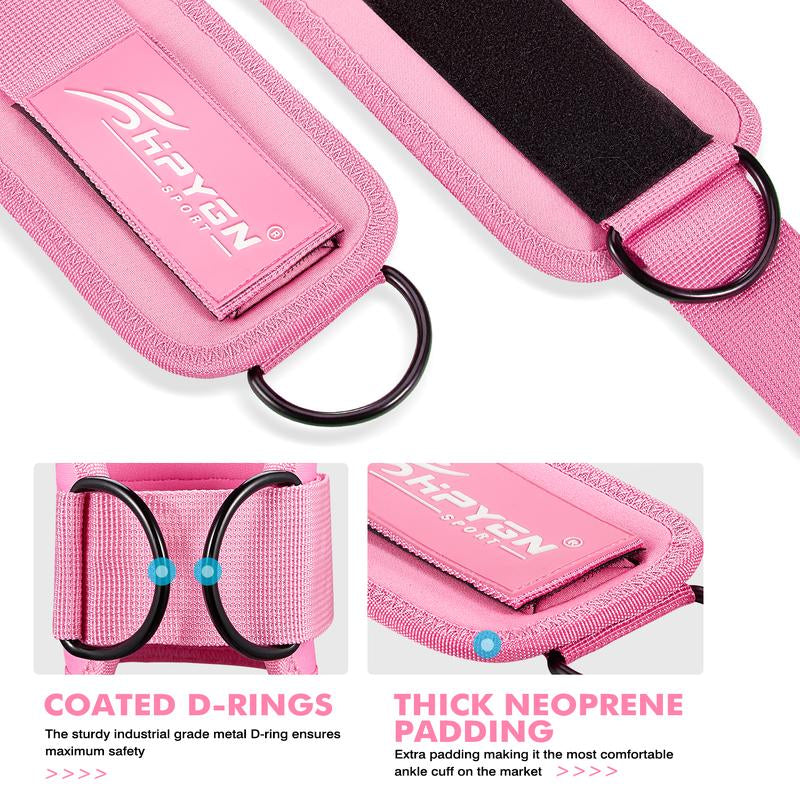 Ankle Resistance Bands with Cuffs, Ankle Bands for Working Out, Ankle Weights for Women