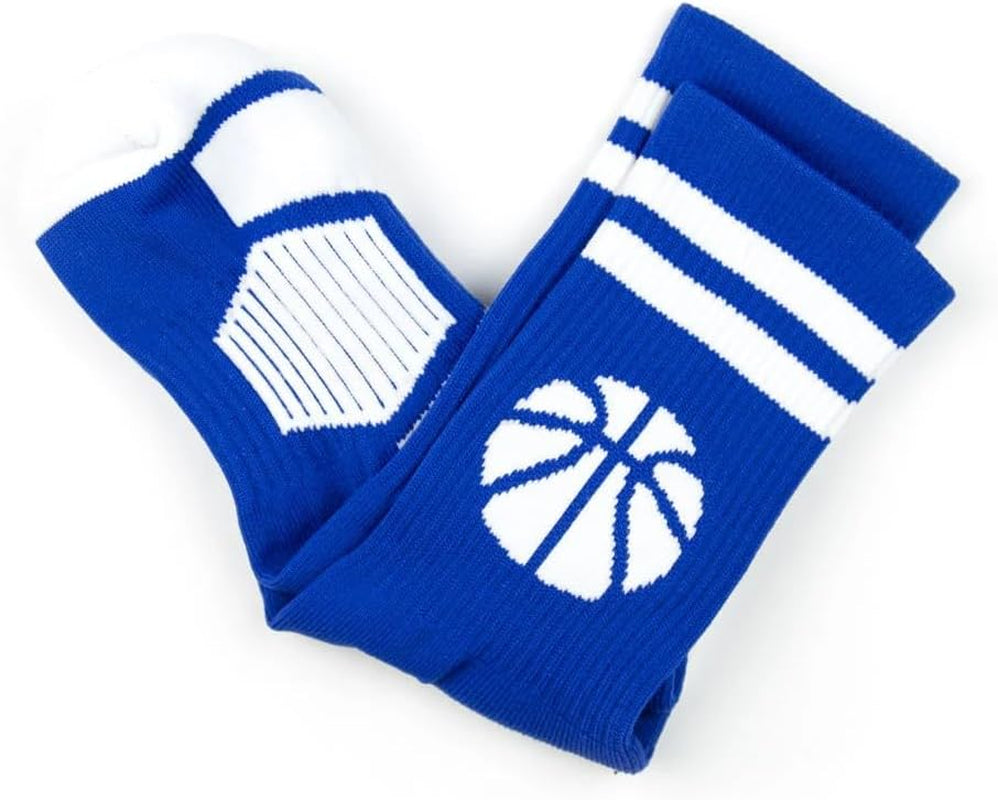 Basketball Performance Crew Socks - Multiple Colors - Youth & Adult - Elite Basketball Mid-Calf Socks