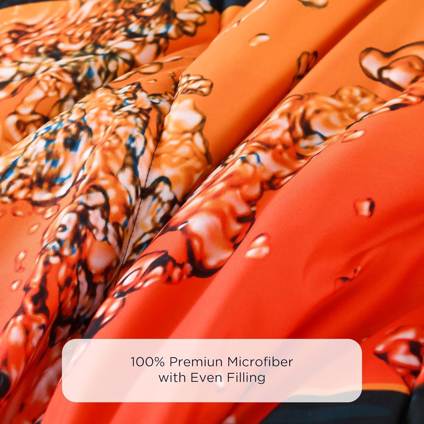 Basketball Comforter Set - Full Size (79X90 Inch), 3 Pieces (1 Comforter, 2 Pillowcases) Microfiber Sport Bedding for Kids Boys Girls Teens